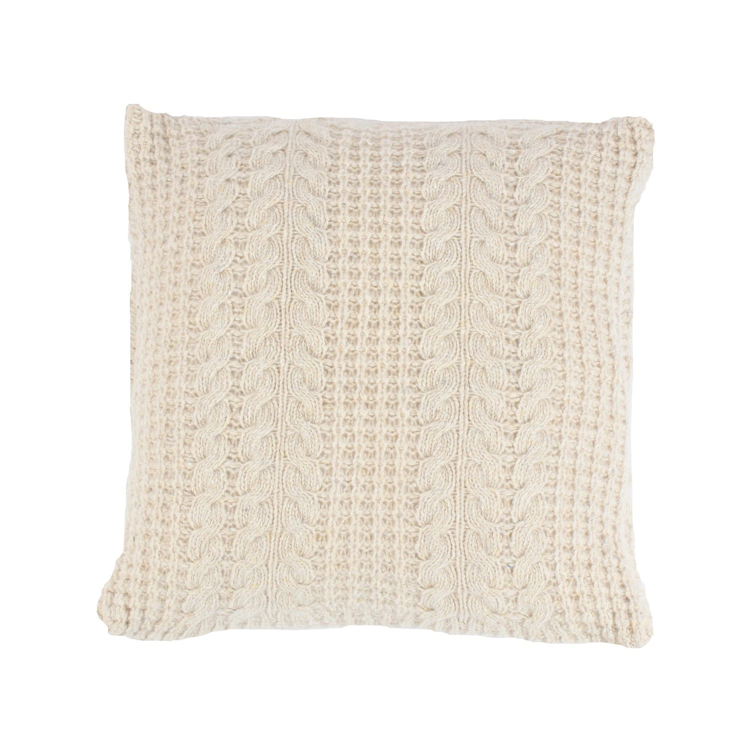 Cozy Up: XL Donegal Wool Cushion - Ultimate Comfort, Pure Donegal.